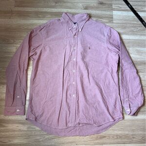 Ralph Lauren Casual Pink Button-Down Shirt